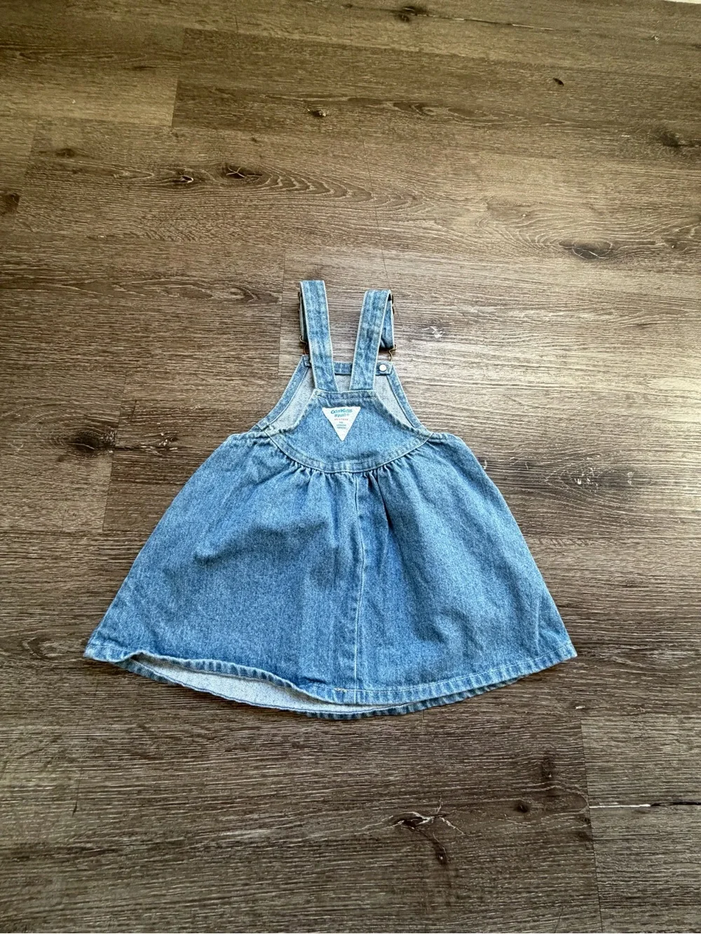 OshKosh B'gosh Light Blue Denim Pinafore Skirt Overalls
